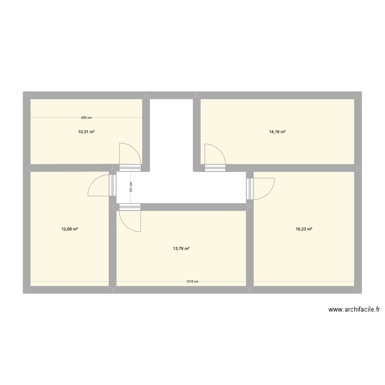 Mars 1 R2. Plan de 0 pièce et 0 m2