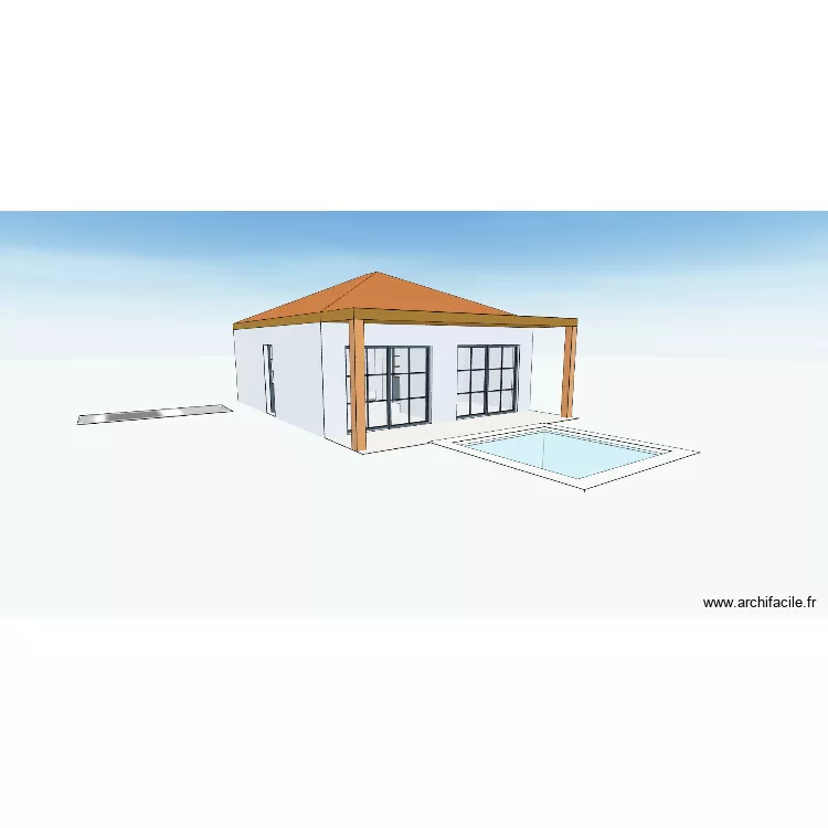 PELLETAN (Idée de Leïla 1 ). Plan de 4 Pièces et 41 m² PELLETAN (Idée de Leïla 1 ). Plan de 4 Pièces et 41 m²