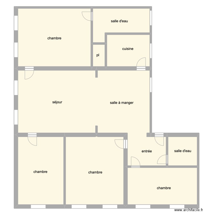 verneuil. Plan de 9 pièces et 491 m2