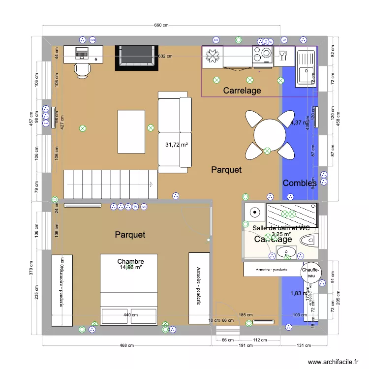Plan elec Mabillon Ysa 2801. Plan de 