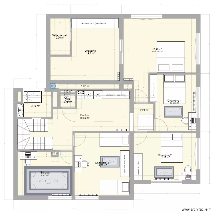 ETAGE DELORY 2. Plan de 