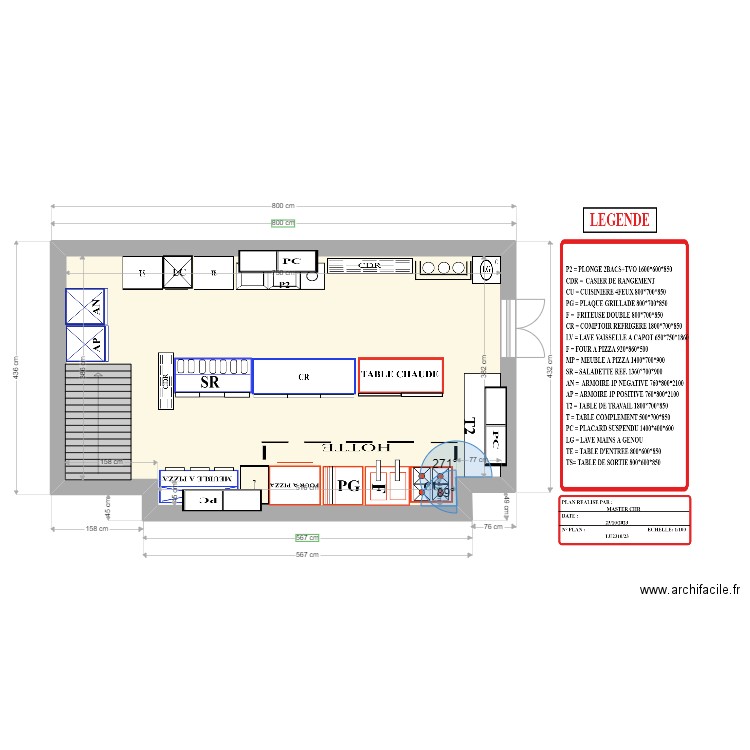 PLAN BISCOTTE 4 DIM.1. Plan de 1 pièce et 31 m2