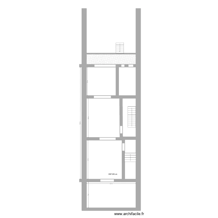 Churchill 12 Rez Jardin - Existant -. Plan de 7 et 90 m² Churchill 12 Rez Jardin - Existant -. Plan de 7 et 90 m²