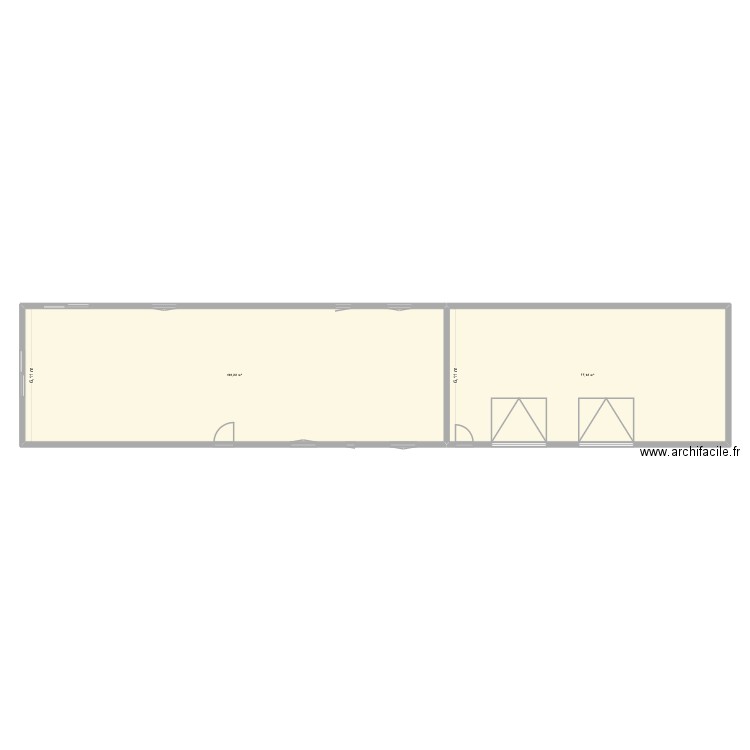 maison construction. Plan de 2 pièces et 194 m2