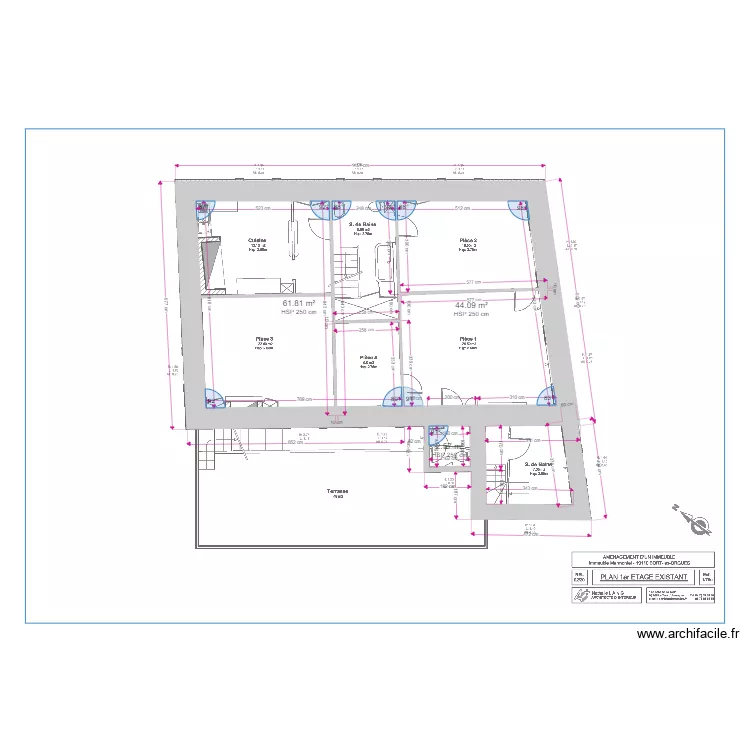 MARMONTEL R+1 - V0. Plan de MARMONTEL R+1 - V0. Plan de
