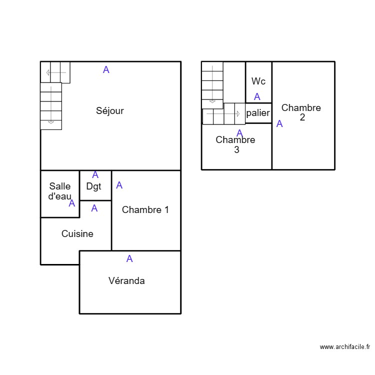 TOURCH POUPON. Plan de 10 pièces et 29 m2