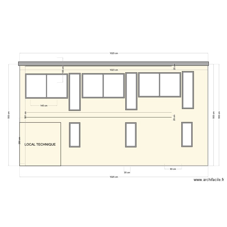 DP4 PLAN FACADE  AVANT travaux 1.0. Plan de 0 pièce et 0 m2