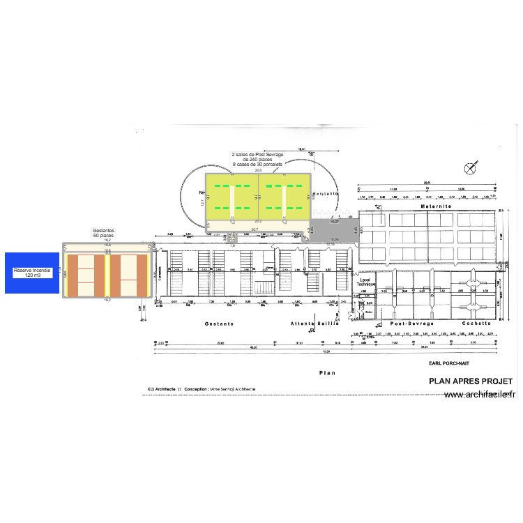 EARL PORCI NAIT Plan Projet. Plan de 0 pièce et 0 m2