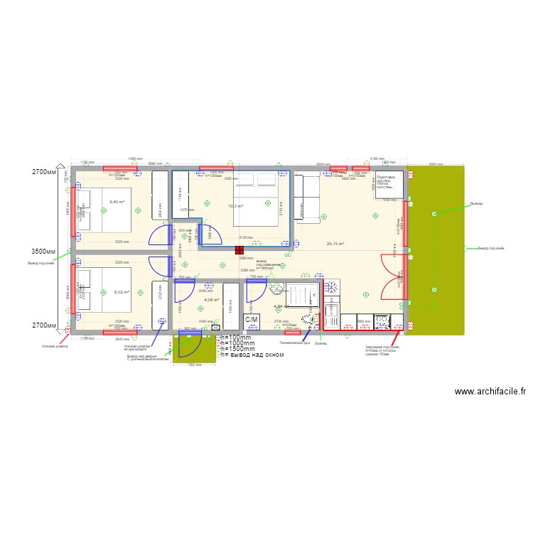Приворот эл. Plan de 0 pièce et 0 m2