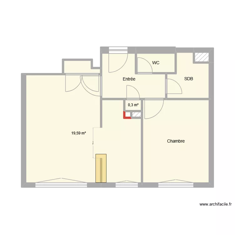 106 Sèvres V2. Plan de 10 et 39 m² 106 Sèvres V2. Plan de 10 et 39 m²