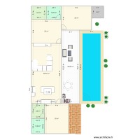 Maison Plein Pied 2Ch + Buro