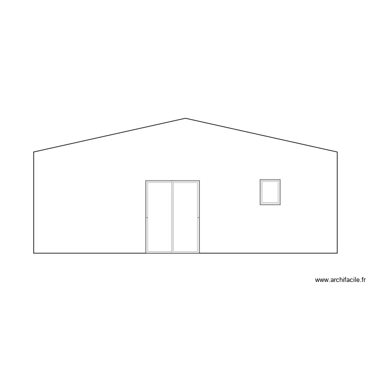 facade potrou. Plan de 