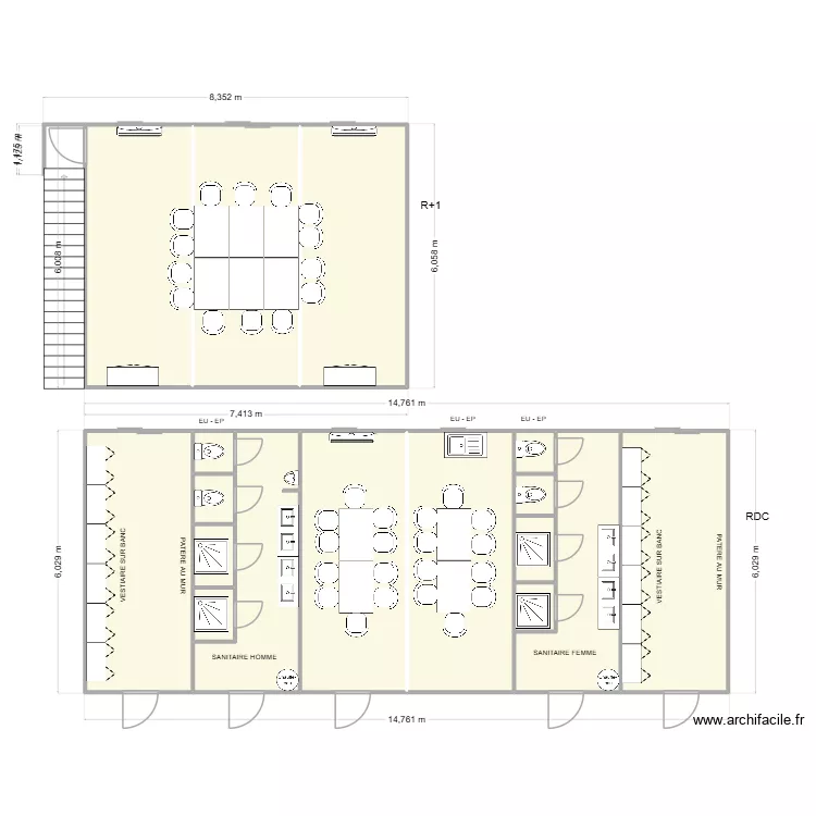 PAGES CHANTIER AUTOGRILL AIR DE DRACE. Plan de 