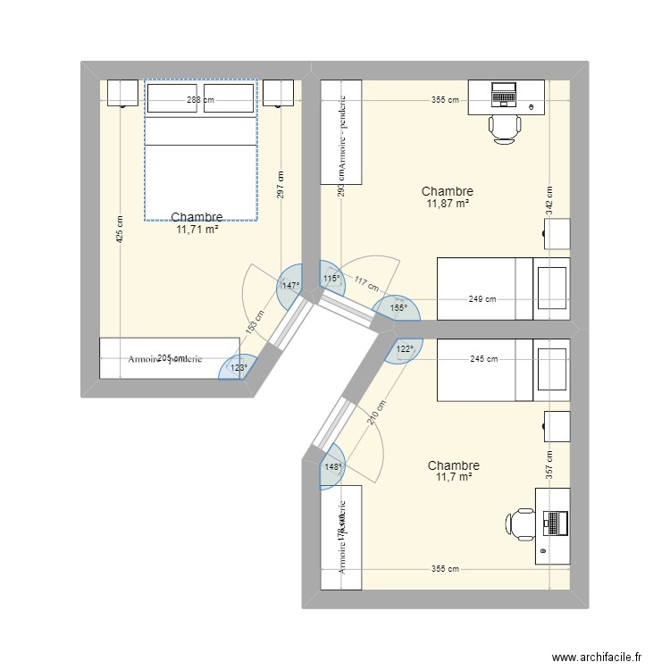 plan Sonnleiten aménagé. Plan de 0 pièce et 0 m2