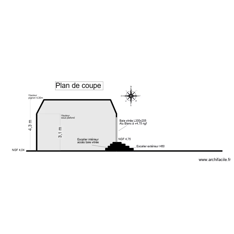 PLAN DE COUPE. Plan de 