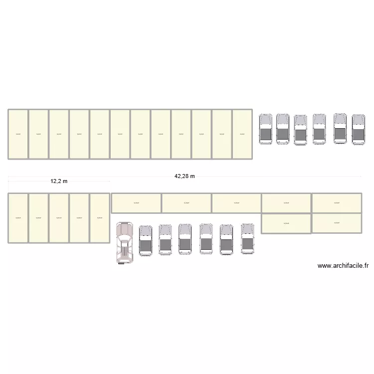 Colas Ironi Be Base vie 17 modules. Plan de 