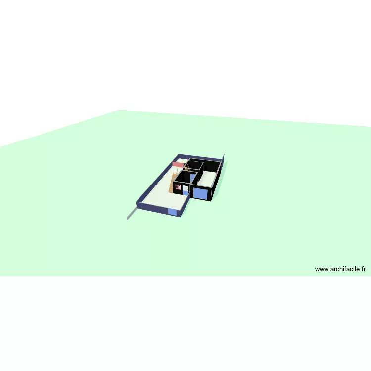 NOUVEAU PLAN COMMERCE. Plan de 3  et 190 m²