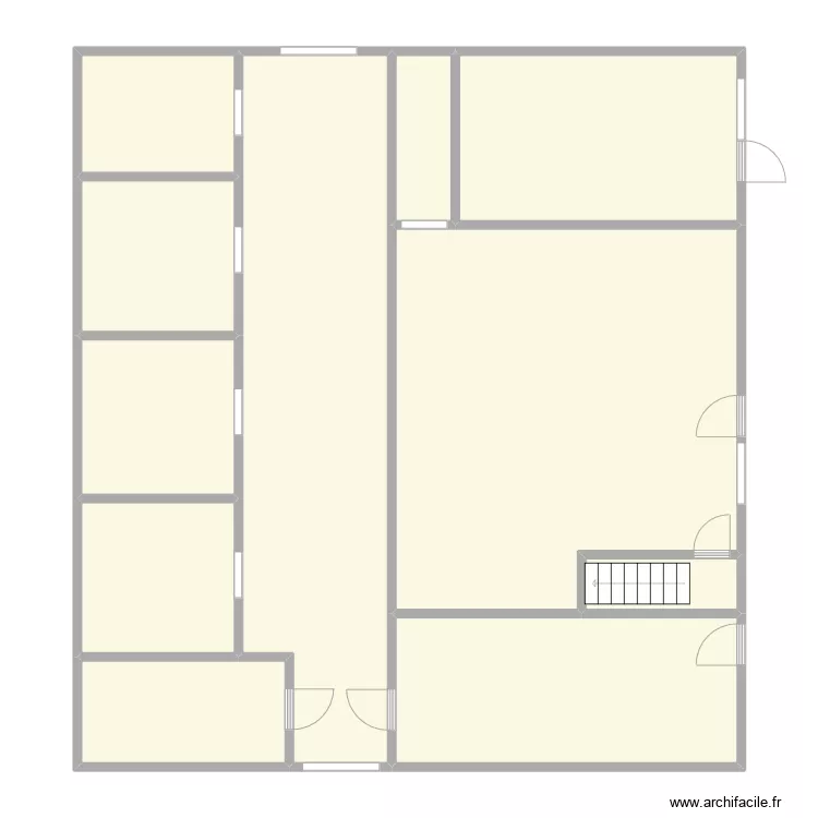 plan schuur. Plan de 