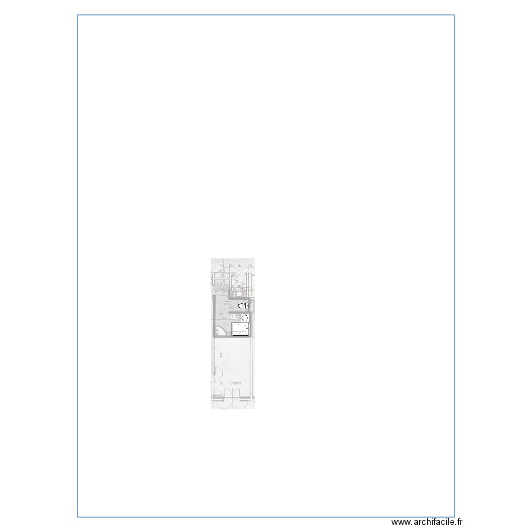 salle de bain apt 48. Plan de 0 pièce et 0 m2