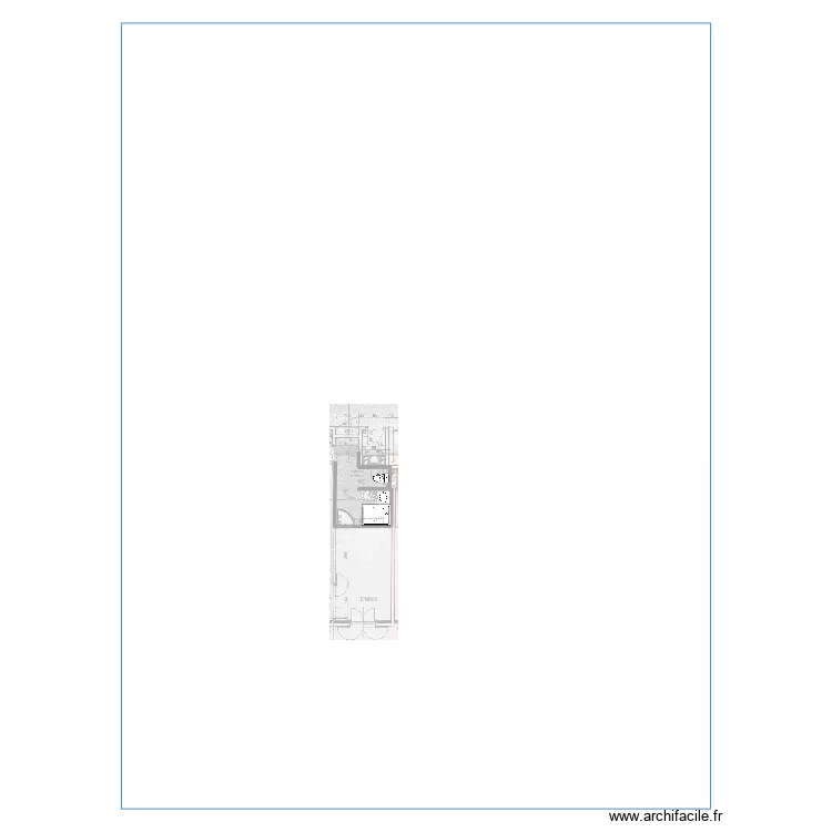 salle de bain apt 48. Plan de 
