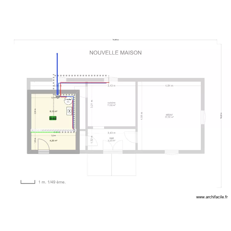 SOUSSOLTECHNIQUE. Plan de 2 et 12 m² SOUSSOLTECHNIQUE. Plan de 2 et 12 m²