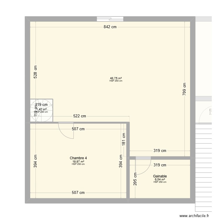 DIDIER Agnès - Complet. Plan de 12 pièces et 165 m2