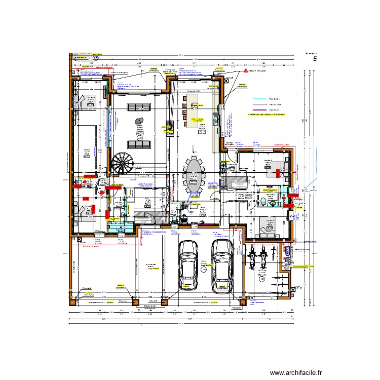 SEJOURNE RDC SORTIE DE TOIT. Plan de SEJOURNE RDC SORTIE DE TOIT. Plan de