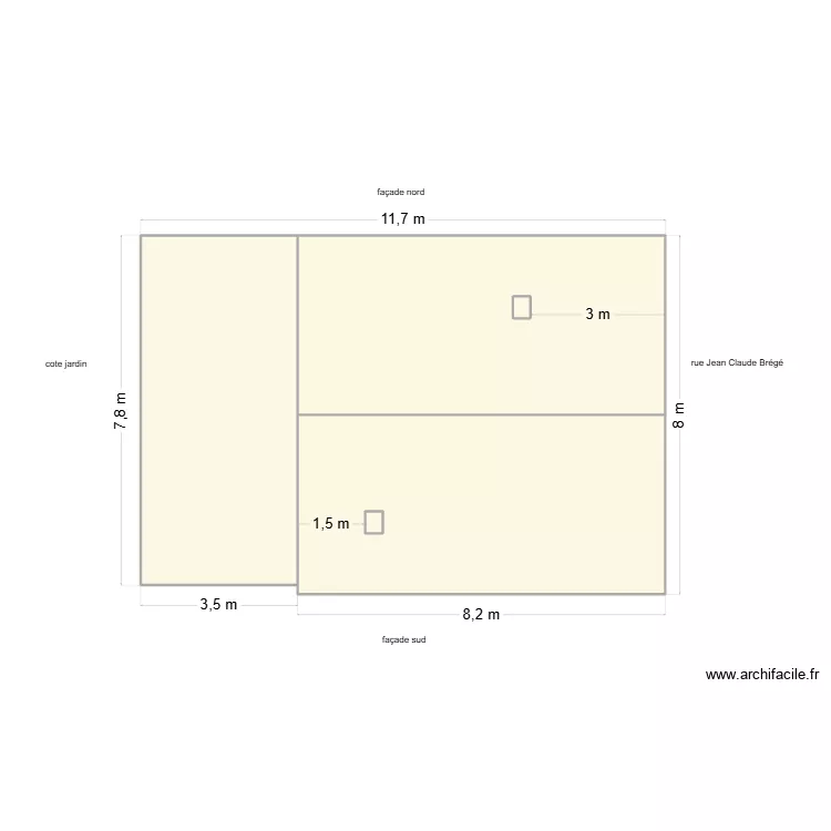 plan toiture. Plan de 