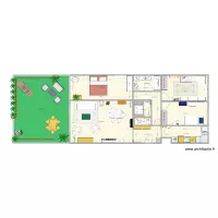 Plan Aguesseau Vmeubl&eacute;e placard couleurs