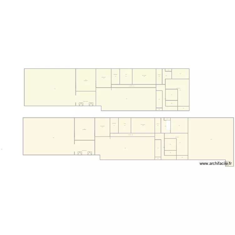 extension option droite. Plan de 