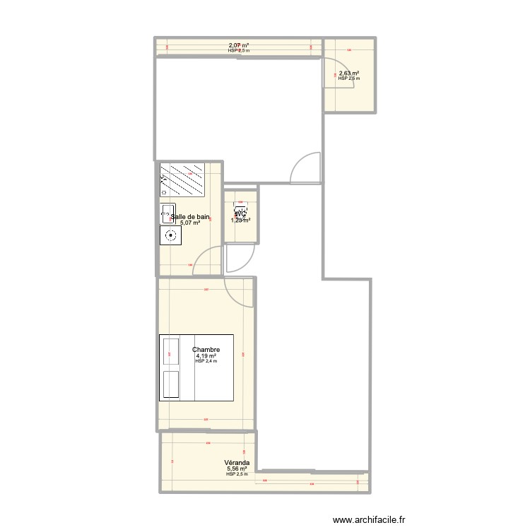 appartement Balaruc 1. Plan de 0 pièce et 0 m2