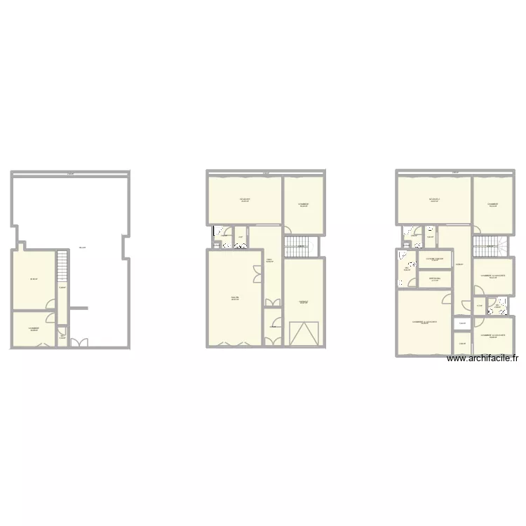 MAISON 1 NDB. Plan de 35 et 402 m² MAISON 1 NDB. Plan de 35 et 402 m²