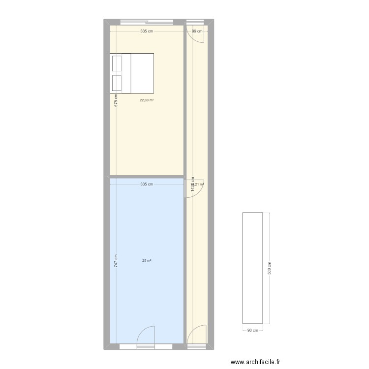 Lens Garage. Plan de 0 pièce et 0 m2