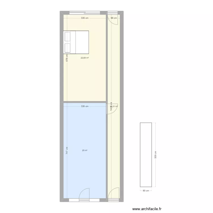Lens Garage. Plan de 