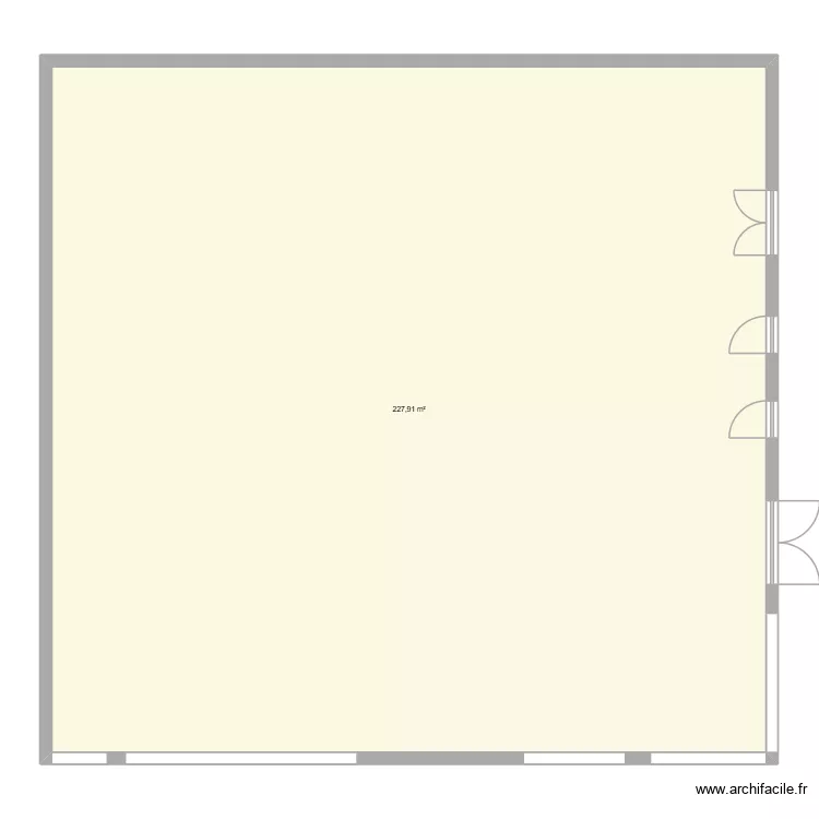 Forum. Plan de 3  et 246 m²