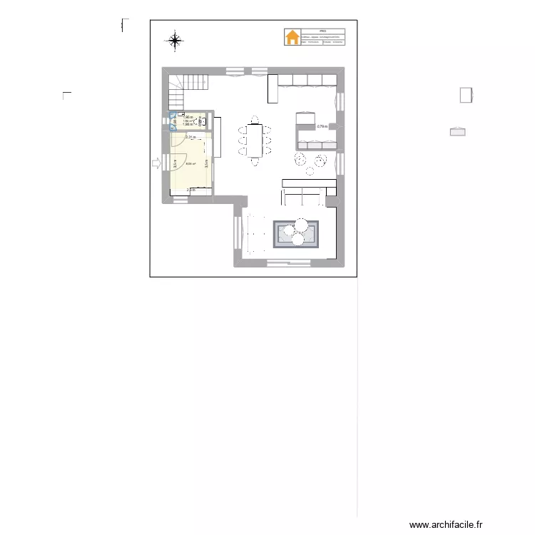Projet - Villefranche RDC v2. Plan de 
