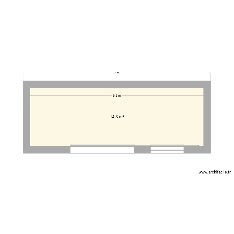 garage vue de face avec porte et fenetre. Plan de 0 pièce et 0 m2 garage vue de face avec porte et fenetre. Plan de 0 pièce et 0 m2