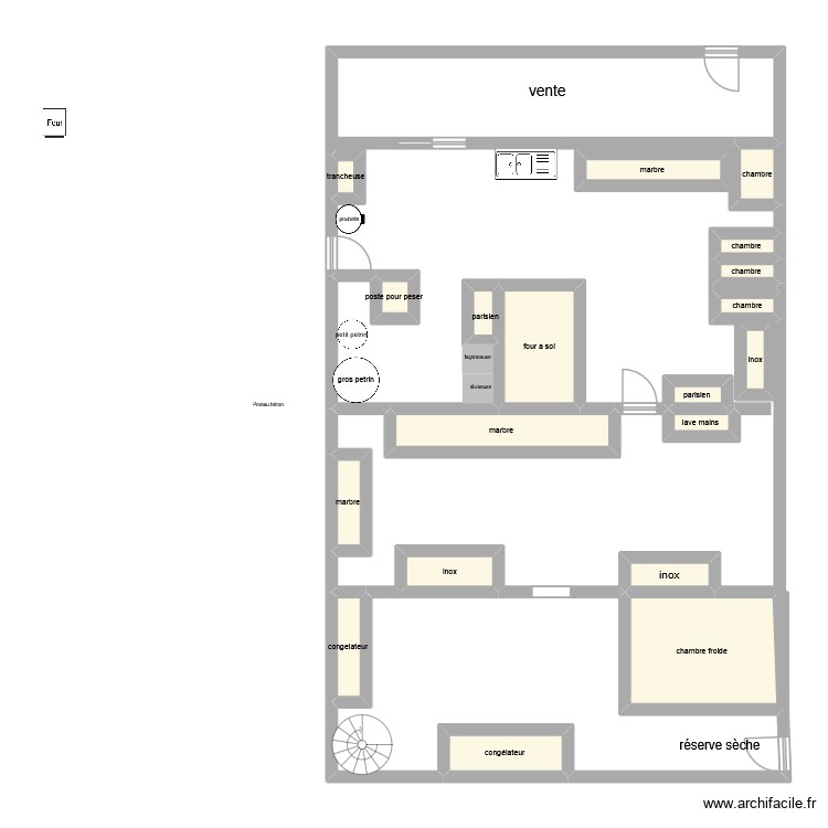 fournil yass. Plan de 0 pièce et 0 m2