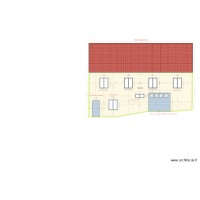Plan de facade avant modification 2