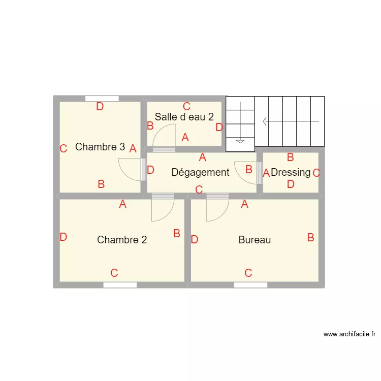 PLAN SUCCESSION DEBRUS R+1. Plan de 