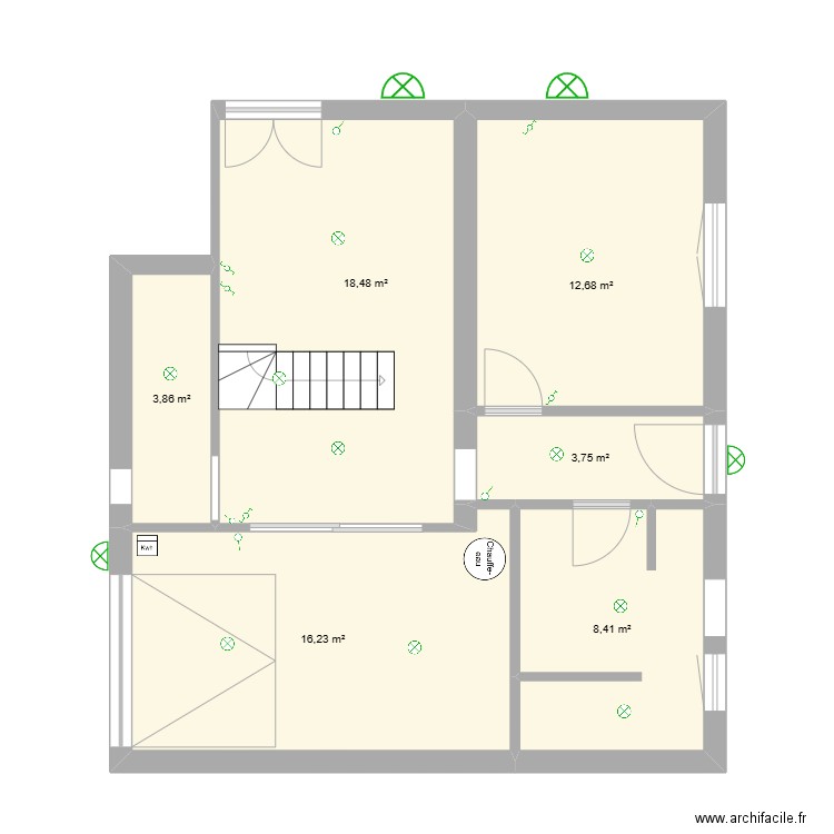 NIVEAU 0 LAMPE INTERUPTEURS. Plan de 0 pièce et 0 m2