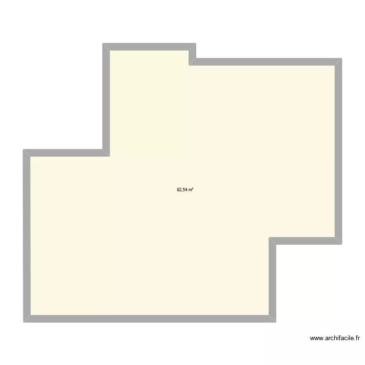 jade pprojet. Plan de 1  et 93 m²