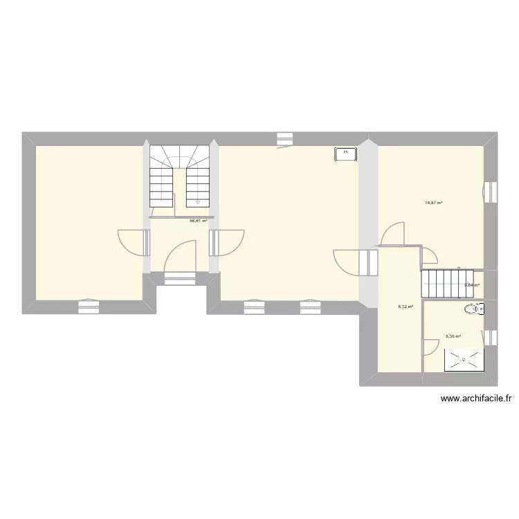 BARRAU EMILE RDC Evo. Plan de 5 et 86 m² BARRAU EMILE RDC Evo. Plan de 5 et 86 m²