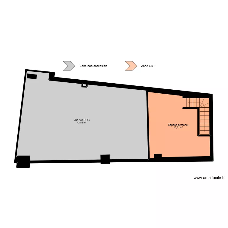 Anglet Maignon - ERP R+1. Plan de Anglet Maignon - ERP R+1. Plan de