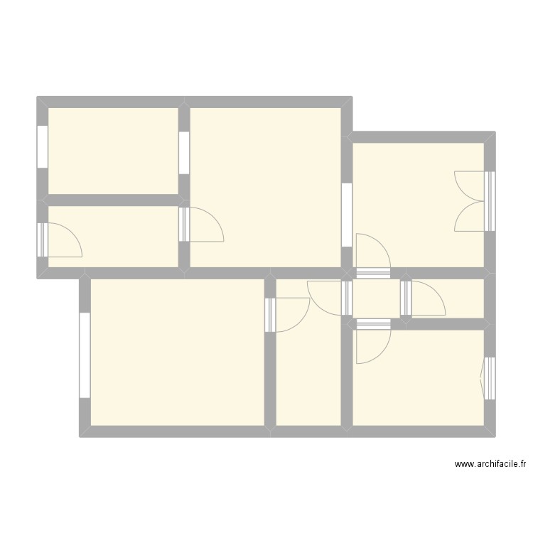 Leclerc rez. Plan de 9 pièces et 62 m2