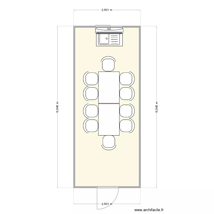 EIFFAGE MEYZIEU. Plan de 1  et 14 m²