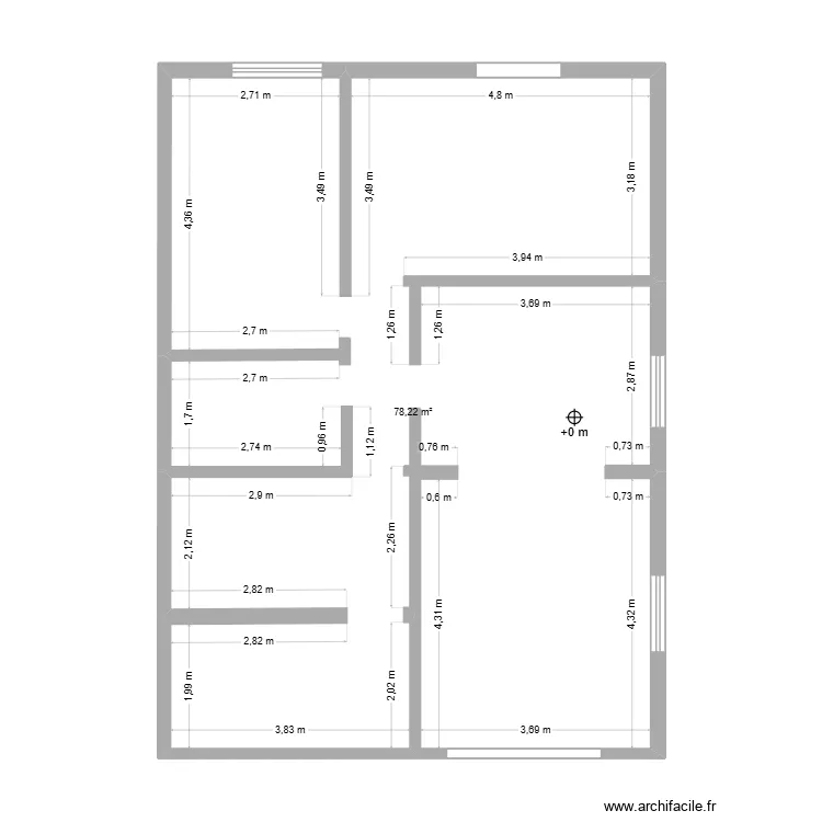 nouveau plan. Plan de 1 et 78 m² nouveau plan. Plan de 1 et 78 m²