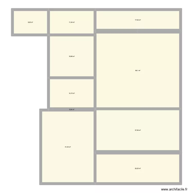 test. Plan de 10 pièces et 246 m²