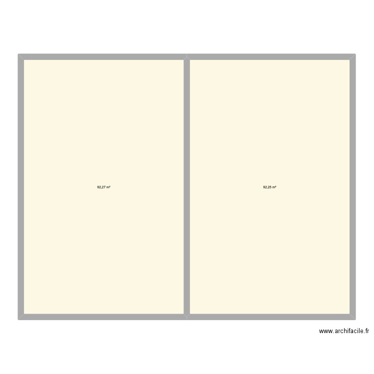 Bureaux Brive. Plan de 2 pièces et 185 m2