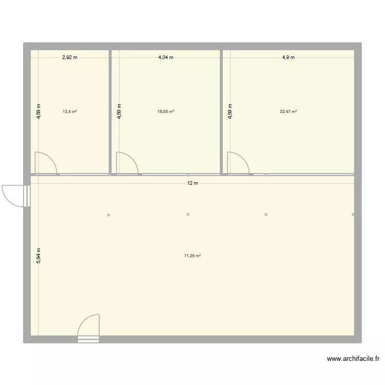 INDUS. Plan de 4 Pièces et 126 m² INDUS. Plan de 4 Pièces et 126 m²